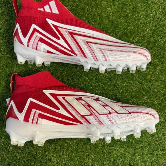 Adidas Freak Ultra 23 Inline Primeknit Football Cleats Red White Men\'s 14 GW4170 main image 4